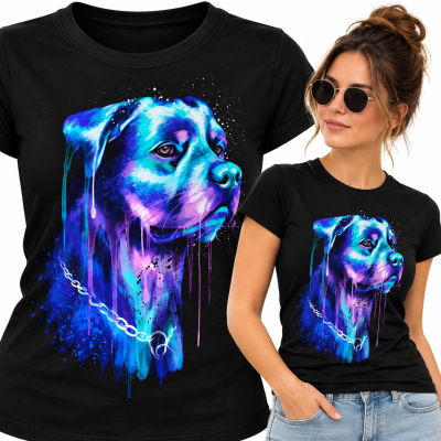 KOSZULKA DAMSKA ZWIERZĘTA  ROTTWEILER